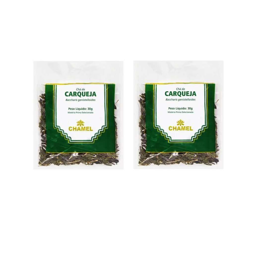 Kit 02 Pacote de Chá de Carqueja 30g - Chamel