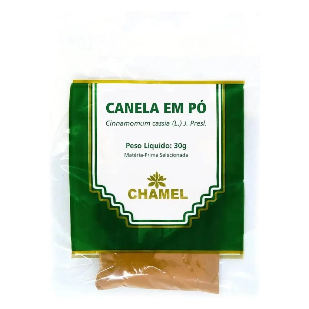 Pacote de Canela em Pó para Chá 30g - Chamel