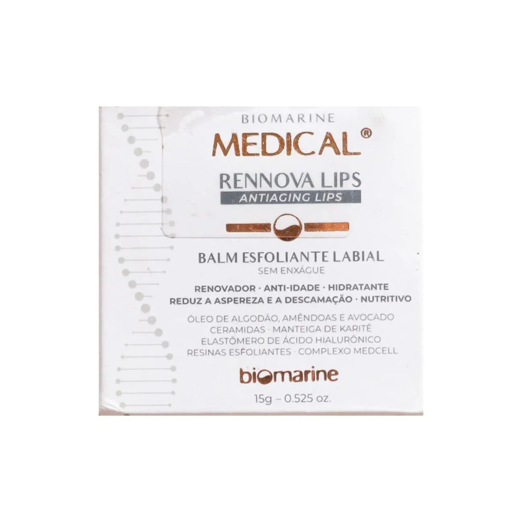 Biomarine Medical Rennova Lips Balm Esfoliante Labial 15g
