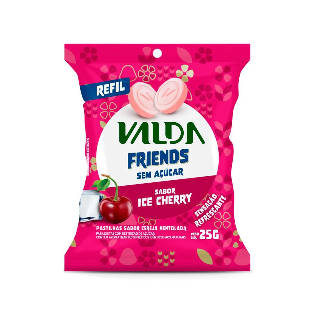 Pastilha Valda Stranger Things Friends Morango E Laranja 25g