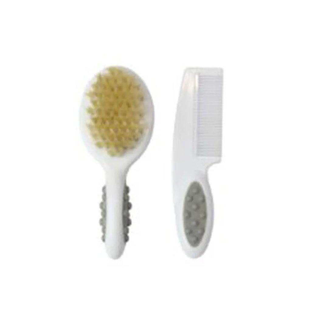 Kit Pente e Escova de Cerdas Naturais - Clingo