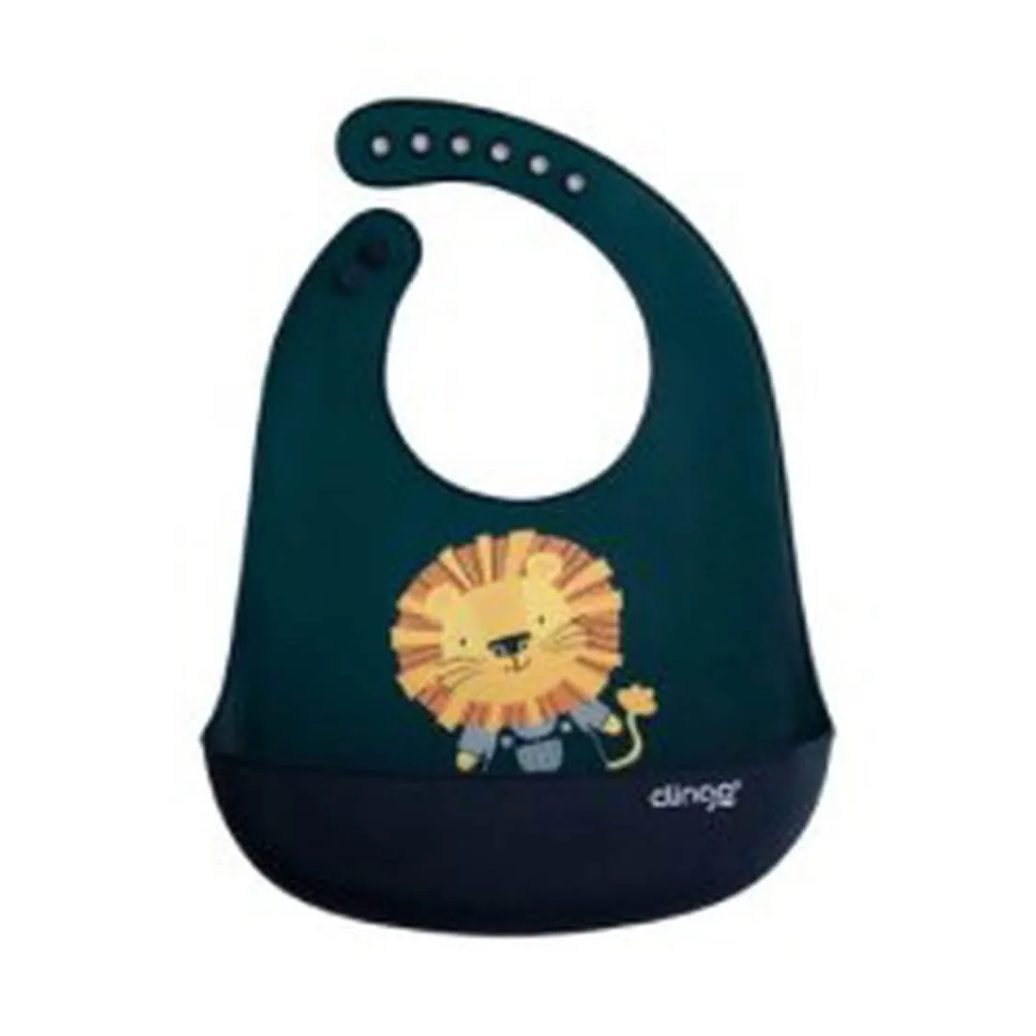 Babador Silicone com Bolso Coletor Luke - Clingo