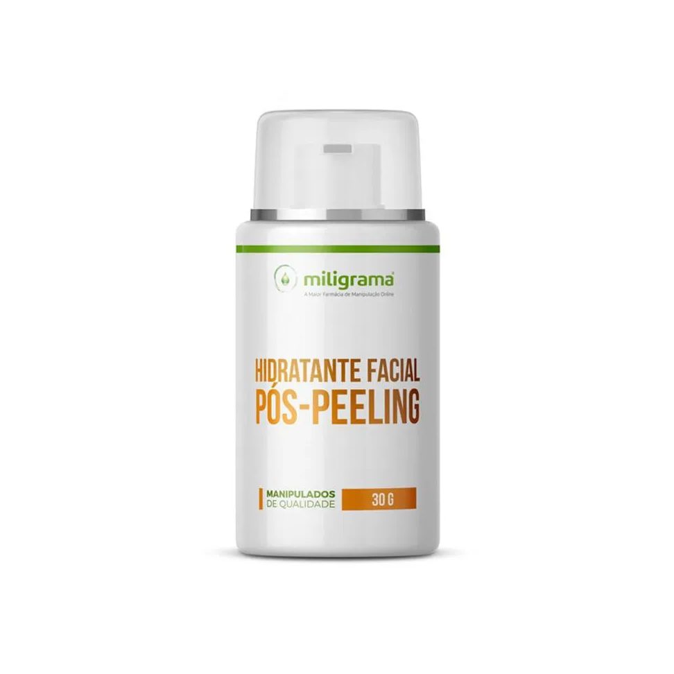 Hidratante Facial Pós-Peeling Com Ácido Hialurônico E Aquaporine 30G