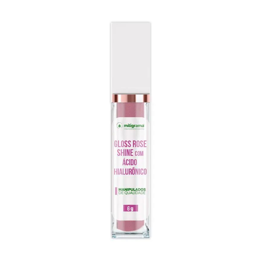 Gloss Rose Shine com Ácido Hialurônico 6g