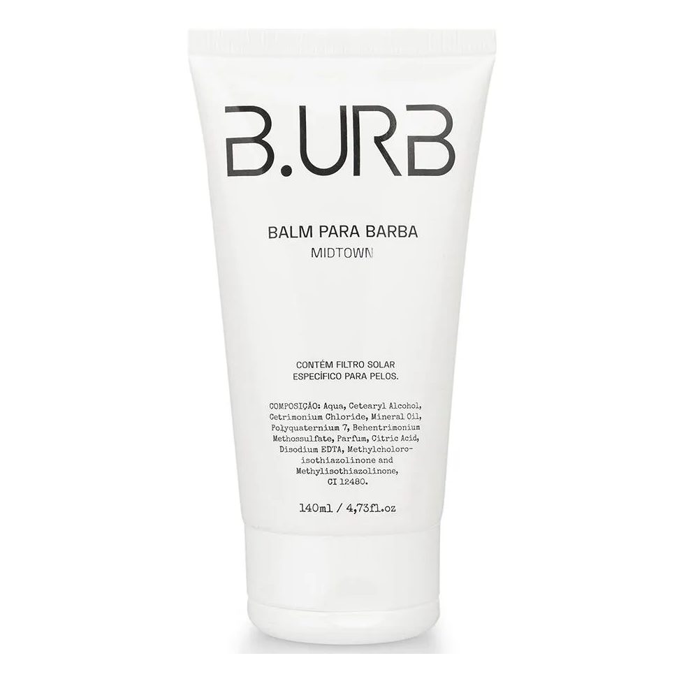 Balm para Barba Midtown com Filtro Solar - Café e Baunilha 140ml Barba Urbana B.urb