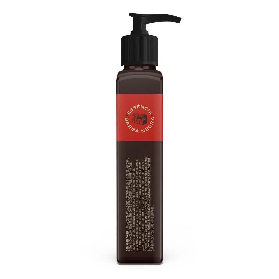 Balm para Barba Negra Amadeirado, Doce e Marcante 120g Don Alcides