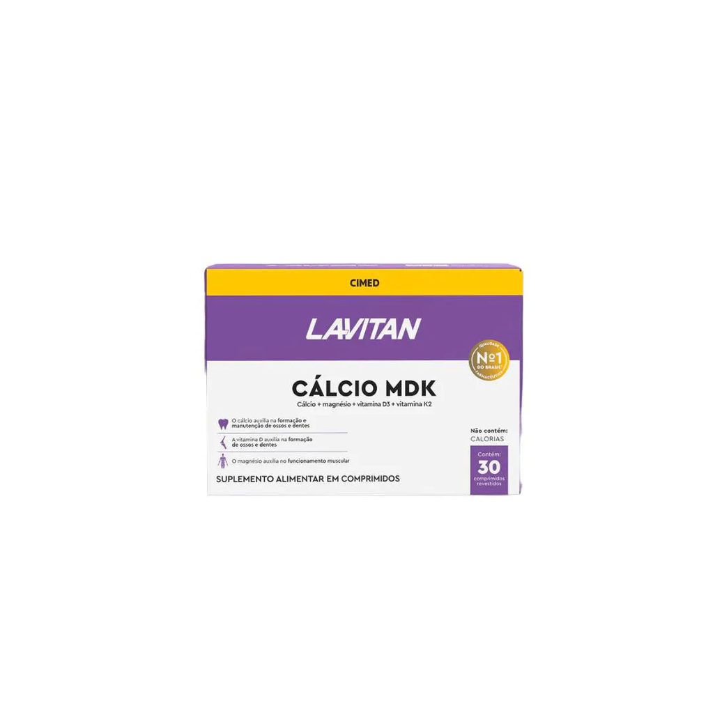 Lavitan Cálcio Mdk - 30 Cpr - Cimed