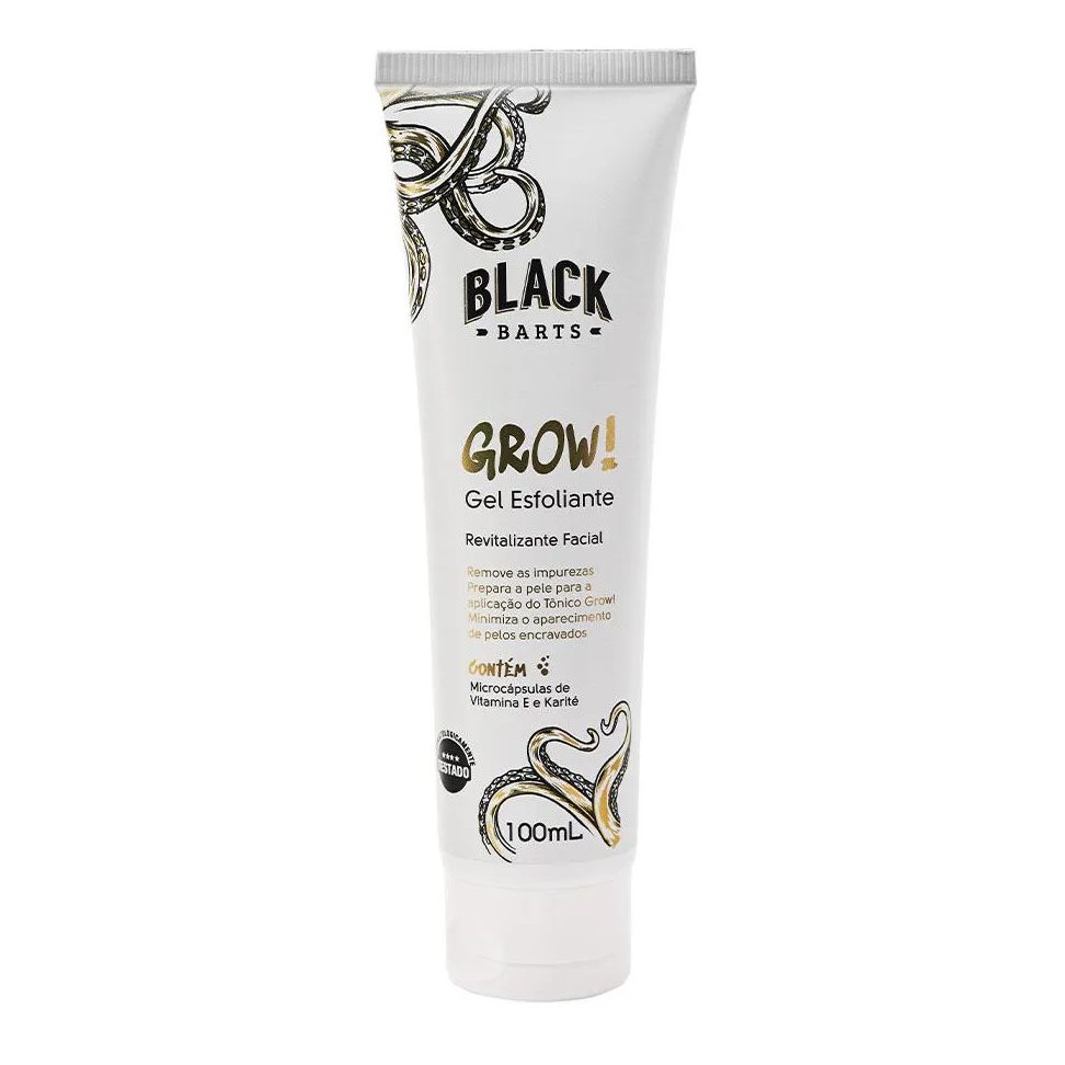 Gel Esfoliante Facial Grow! Revitalizante 100ml Black Barts