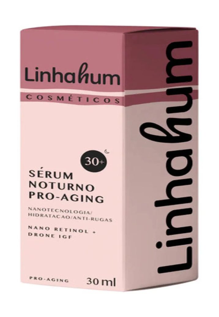 Sérum Facial Noite Efeito Lifting Pro-Aging Nanotecnologia 30Ml Colorido Neutro