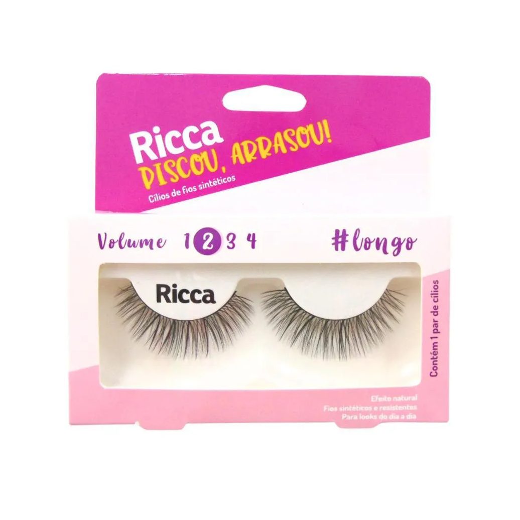 Cílios Postiços Ricca Belliz Piscou,arrasou Vol:2 Longo Cód.2677