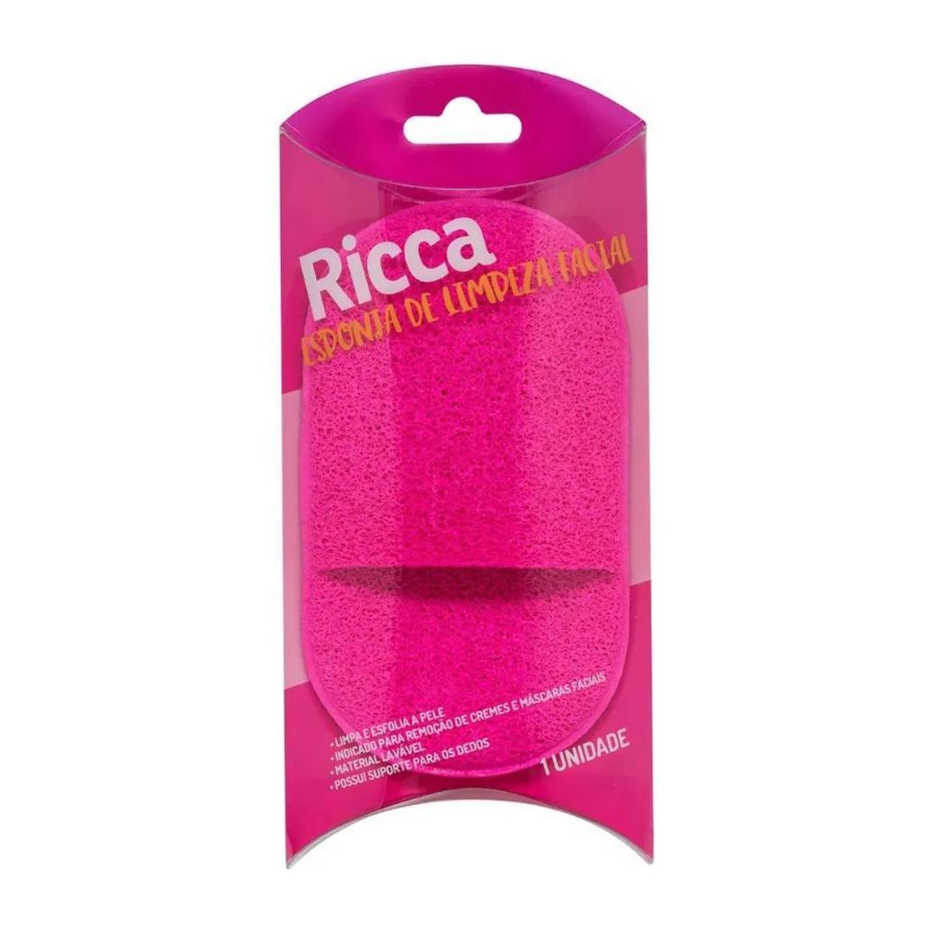 Esponja de Limpeza Facial Ricca Cód.1822