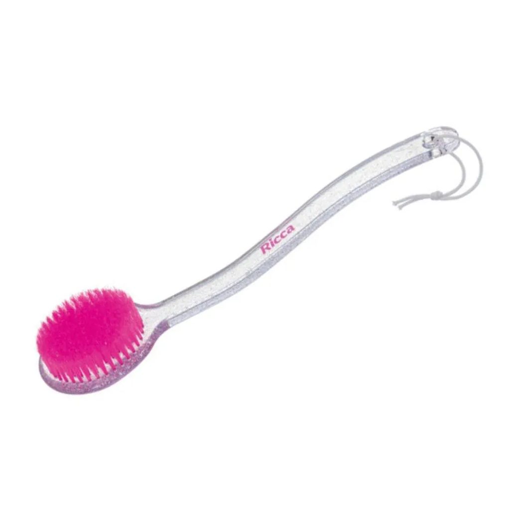 Escova de Banho Ricca Redonda Rosa Cód.306
