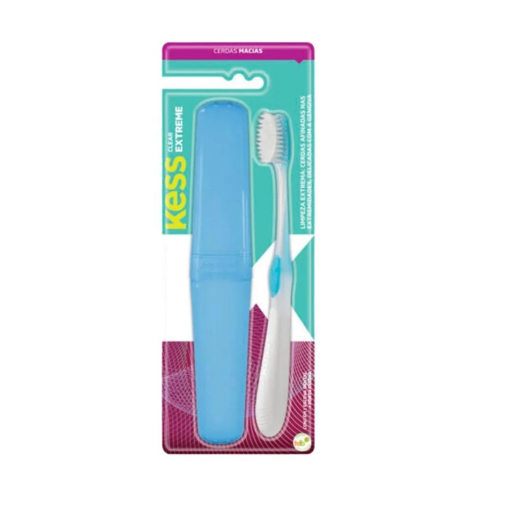 Escova Dental Clear Extreme Kess Belliz Azul Cod.2018