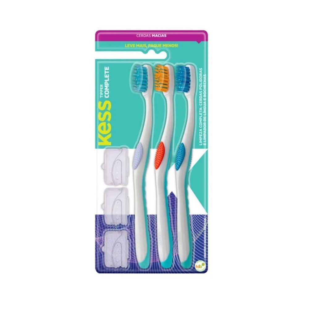 Escova Dental Tipper Complete Kess Belliz C/3