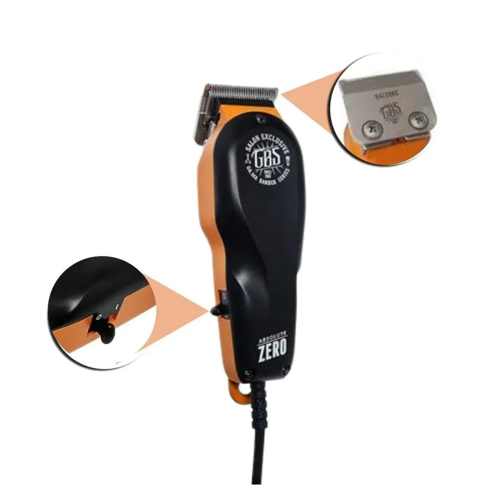 Máquina de Corte Gama Absolute Zero Gbs Barber Series 127v