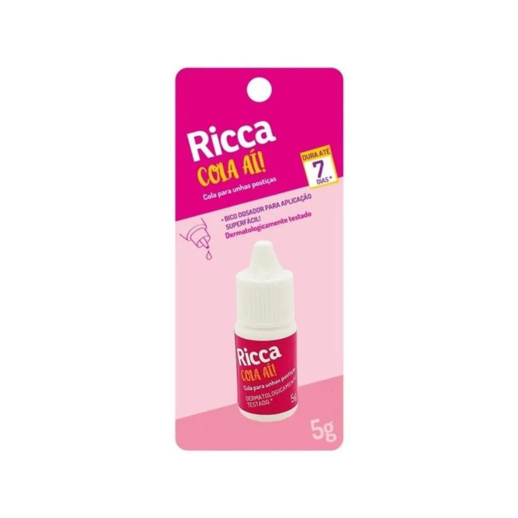 Cola para Unhas Postiças Ricca Belliz 5g Cód.1342