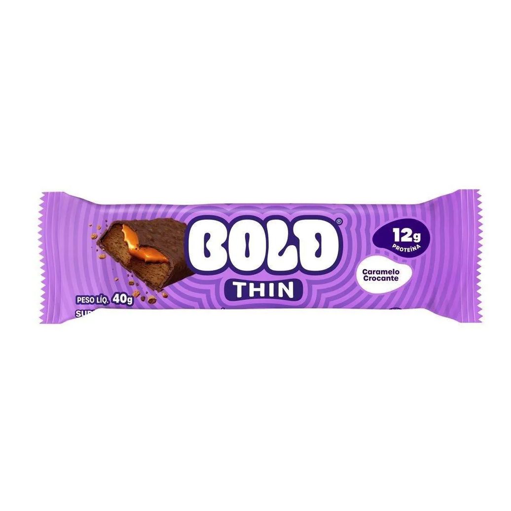 Bold Thin Caramelo Crocante 40g