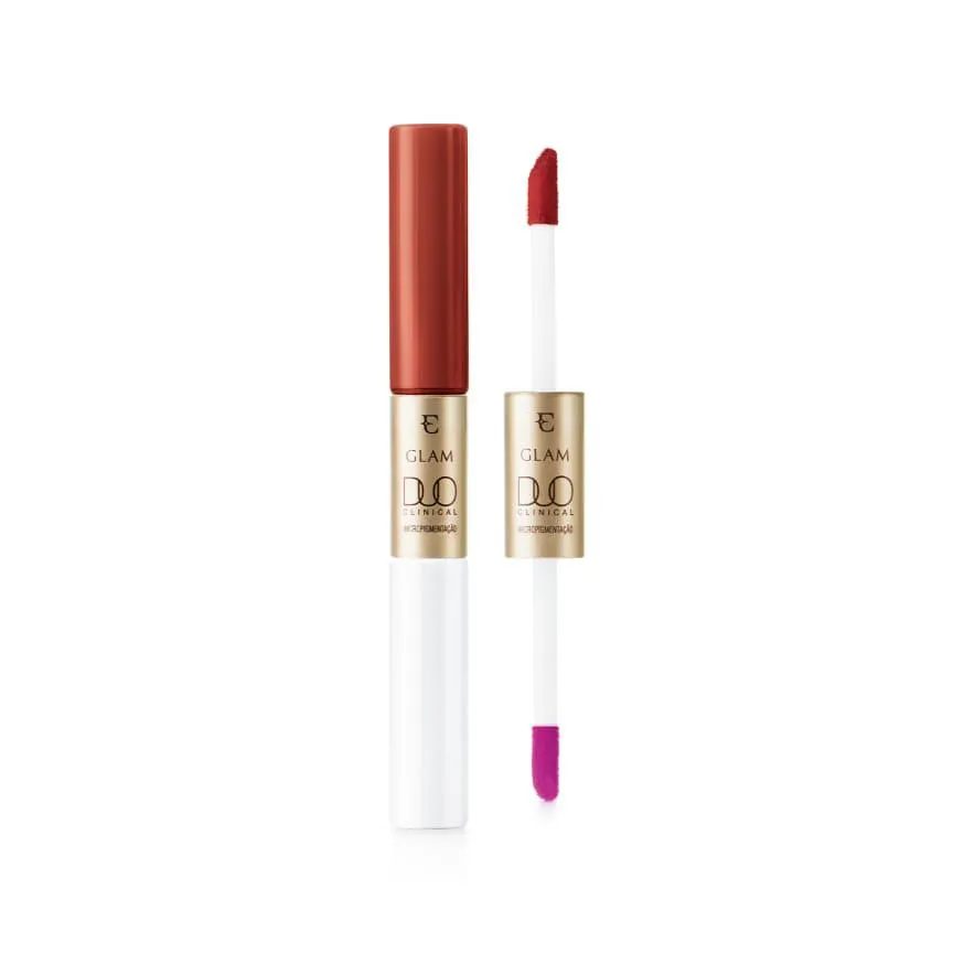 Eudora Glam Duo Clinical Batom Liquido Canela Sublime 3,5g