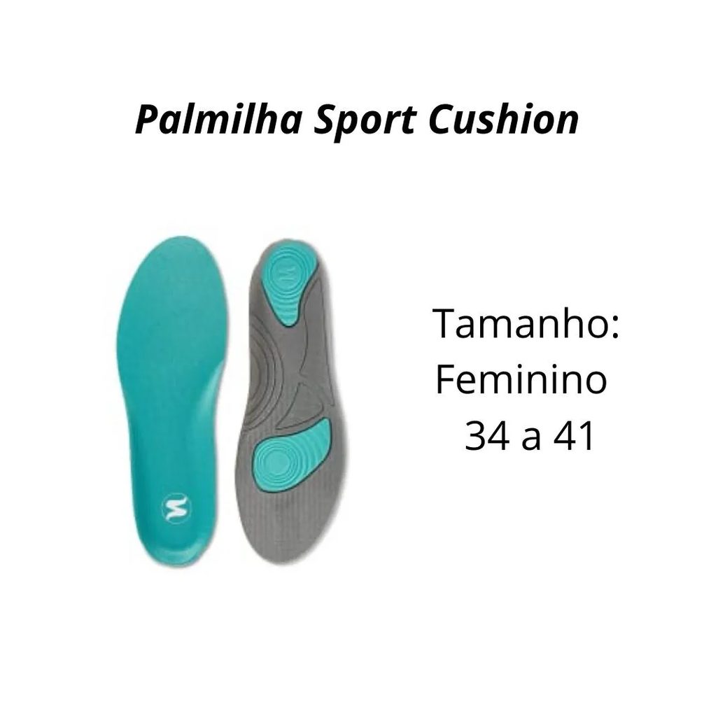 Palmilha Sofcomfort Sport Feminino 34 a 41 Chantal