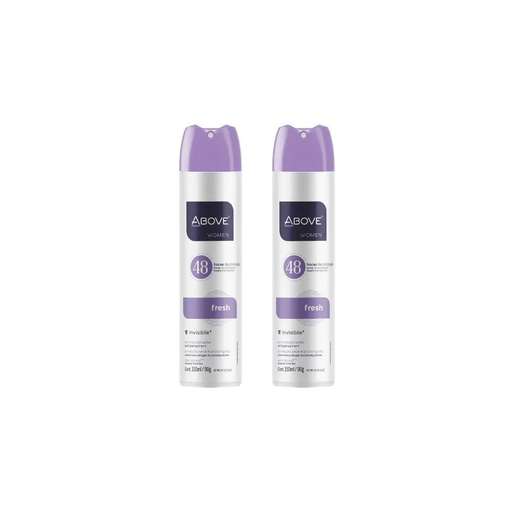 Desodorante Aero Above 150ml Fem Fresh - Kit C / 2un
