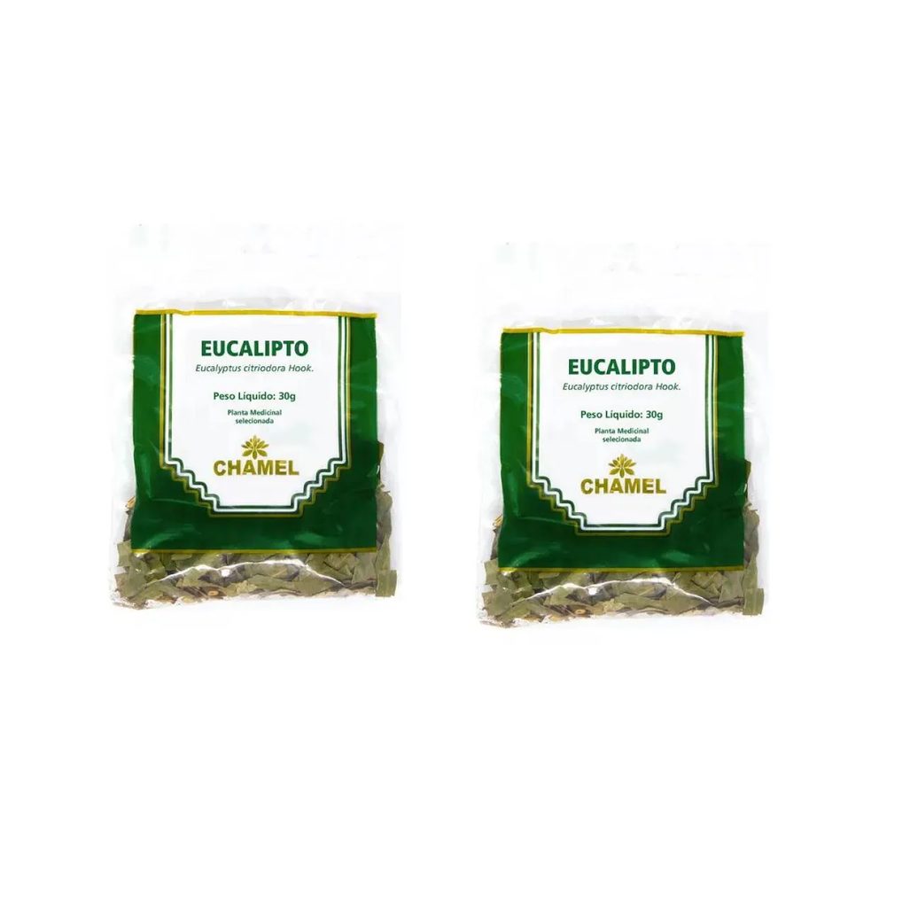 Kit 02 Pacote de Chá de Eucalipto 30g - Chamel