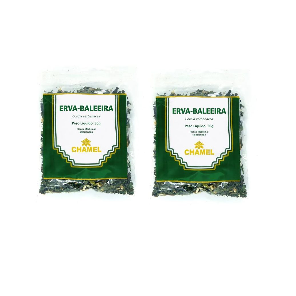 Kit 02 Pacote de Chá de Erva Baleeira 30g - Chamel