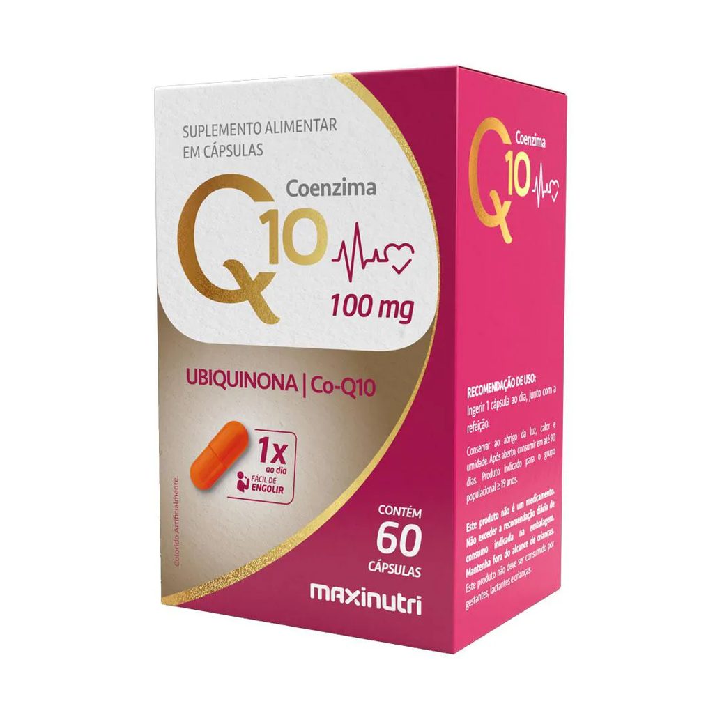 COENZIMA Q10 GOLD UBIQUINONA 100MG 60 CáPSULAS MAXINUTRI