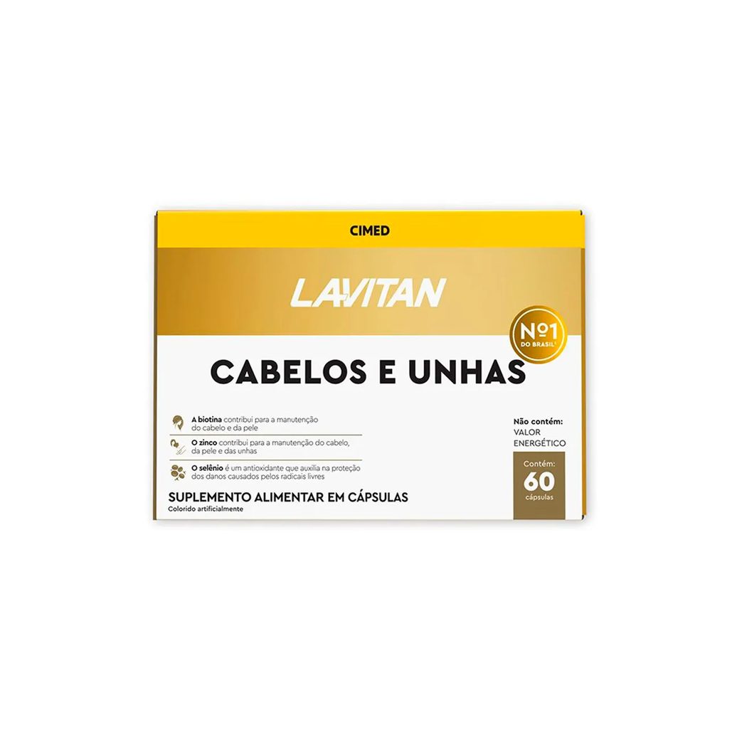 Kit Polivitamínico Lavitan A-Z Mulher 60 comprimidos + Cabelos e Unhas 60 cápsulas