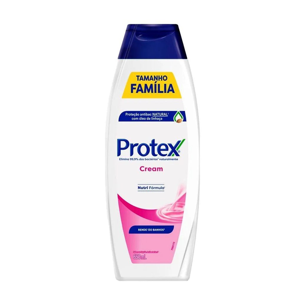 Sabonete Líquido Protex Cream Antibacteriano Tamanho Família