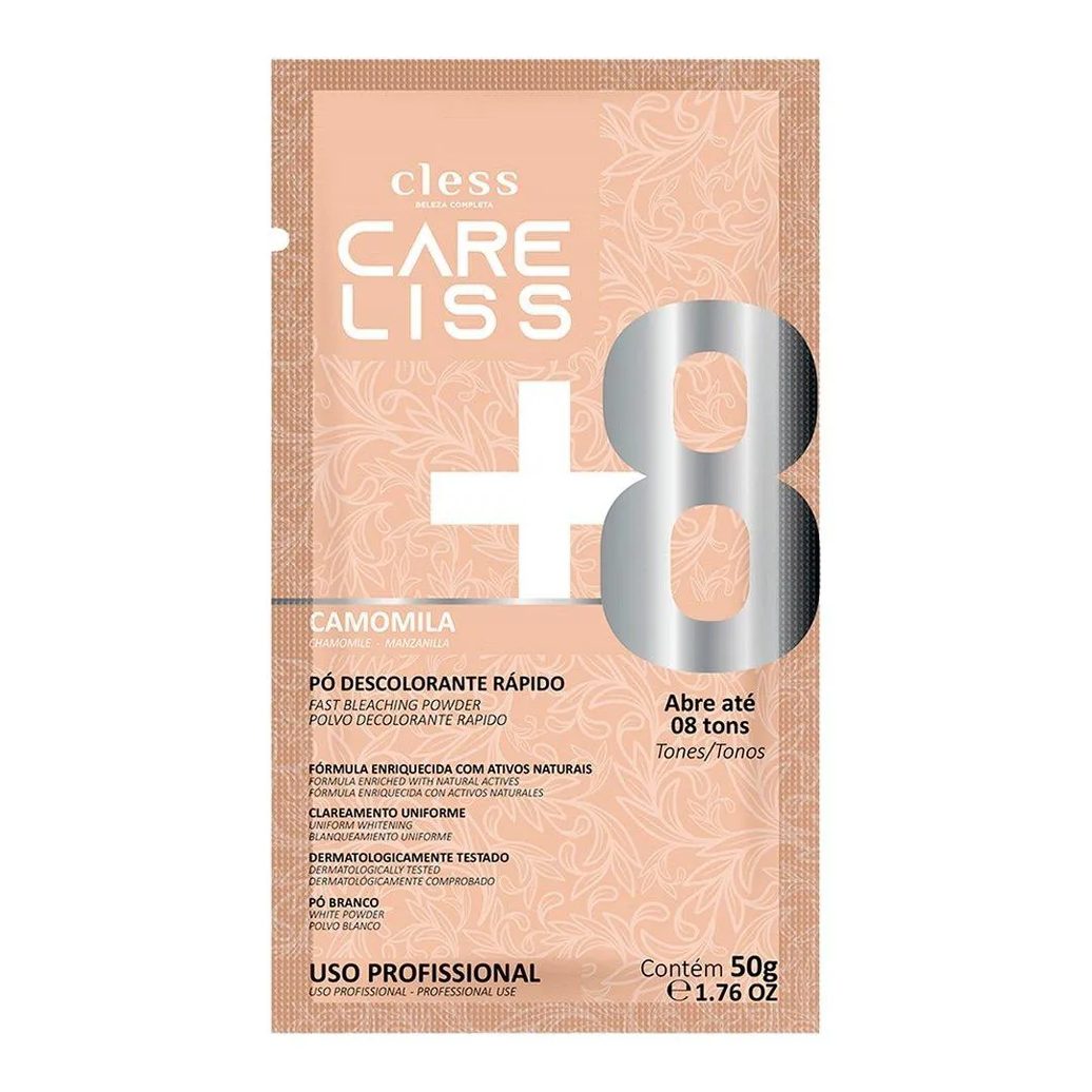 Descolorante em Pó Care Liss com Camomila 50g - Embalagem com 12 unidades