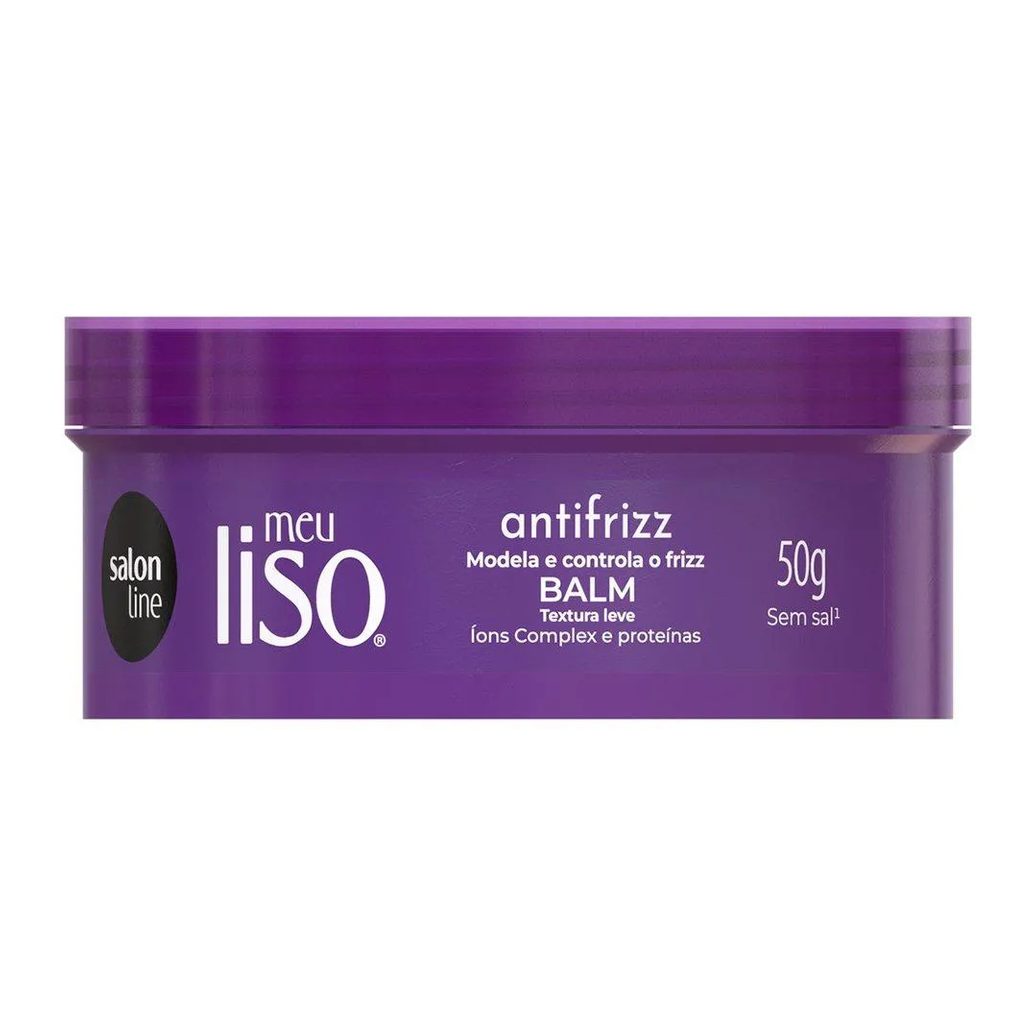 Creme Modelador Salon Line Meu Liso Balm Antifrizz 50g