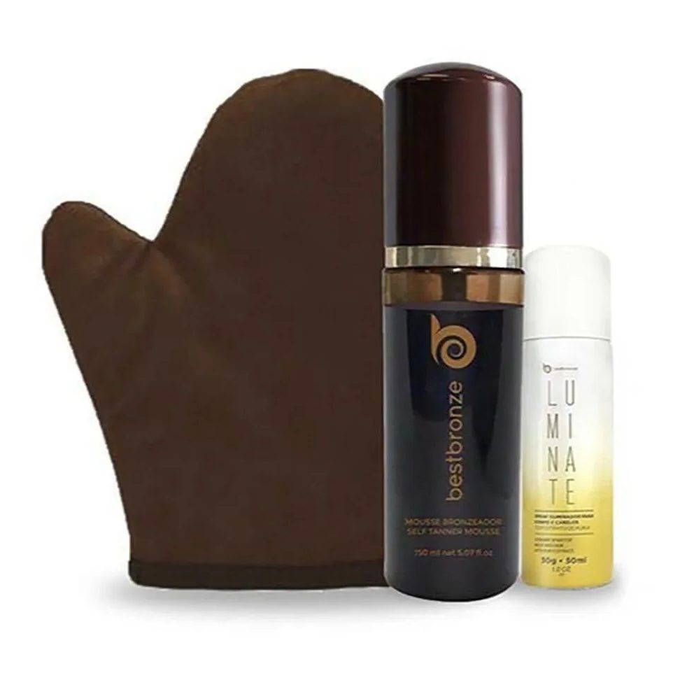 Kit Mousse Dark + Luva + Mini Luminate 50ML Vanilla