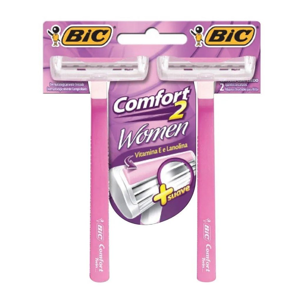 Aparelho Bic Comfort Twin For Women 12 Embalagens com 2 unidades