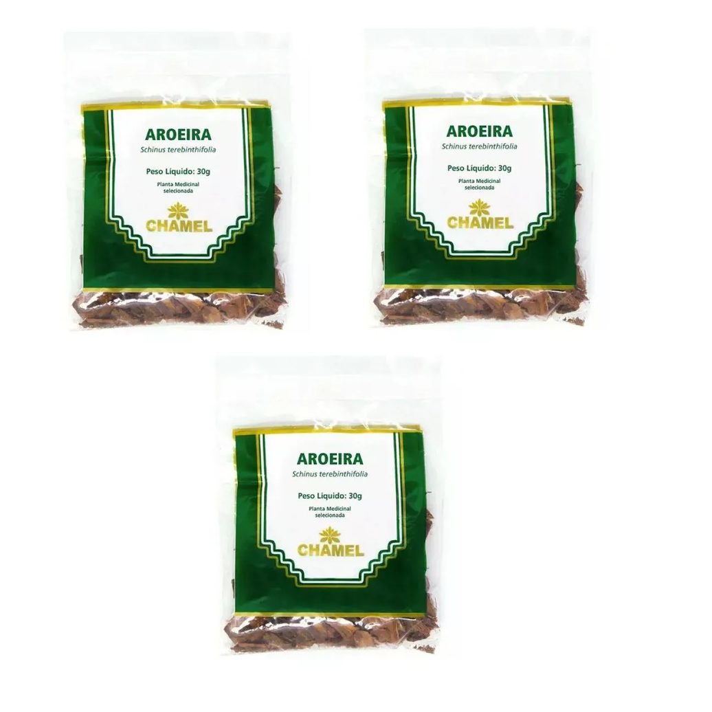 Kit 03 Pacote de Chá de Aroeira 30g - Chamel