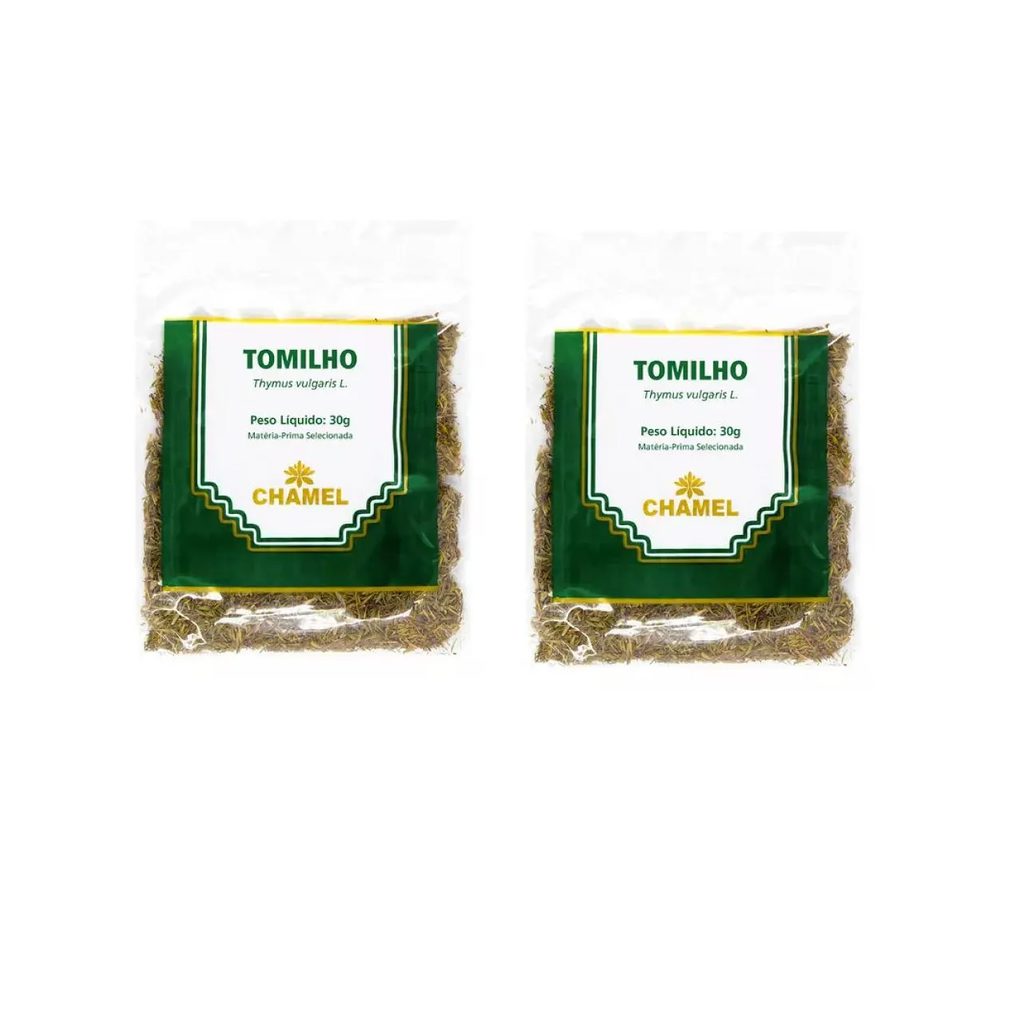 Kit 02 Pacote de Chá de Tomilho 30g - Chamel