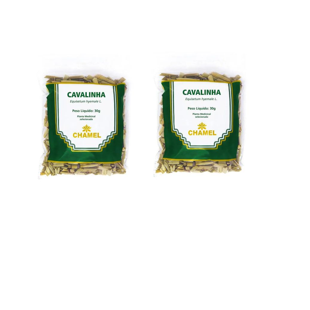 Kit 02 Pacote de Chá Cavalinha 30g - Chamel