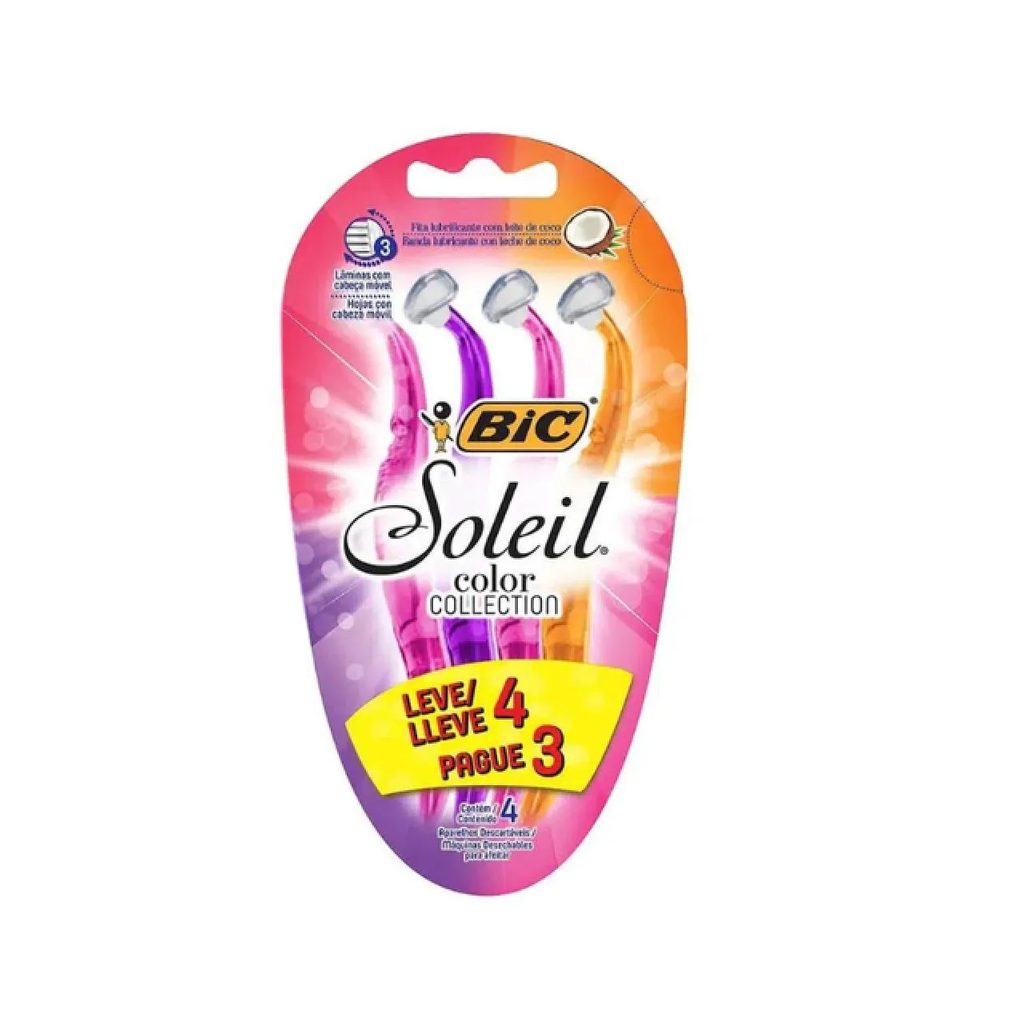 Aparelho de Depilar Bic Soleil 4un - Bic
