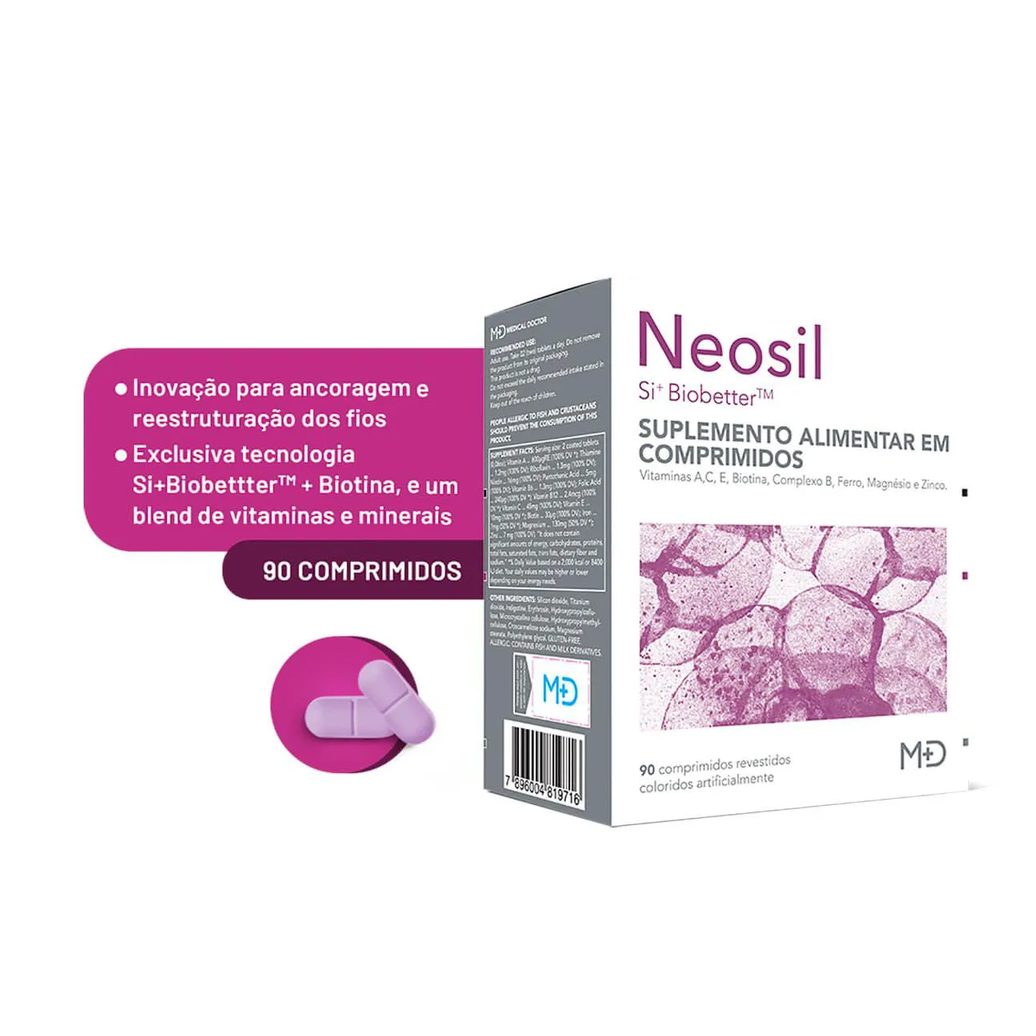 Neosil 50mg Suplemento Alimentar - 90 Comprimidos