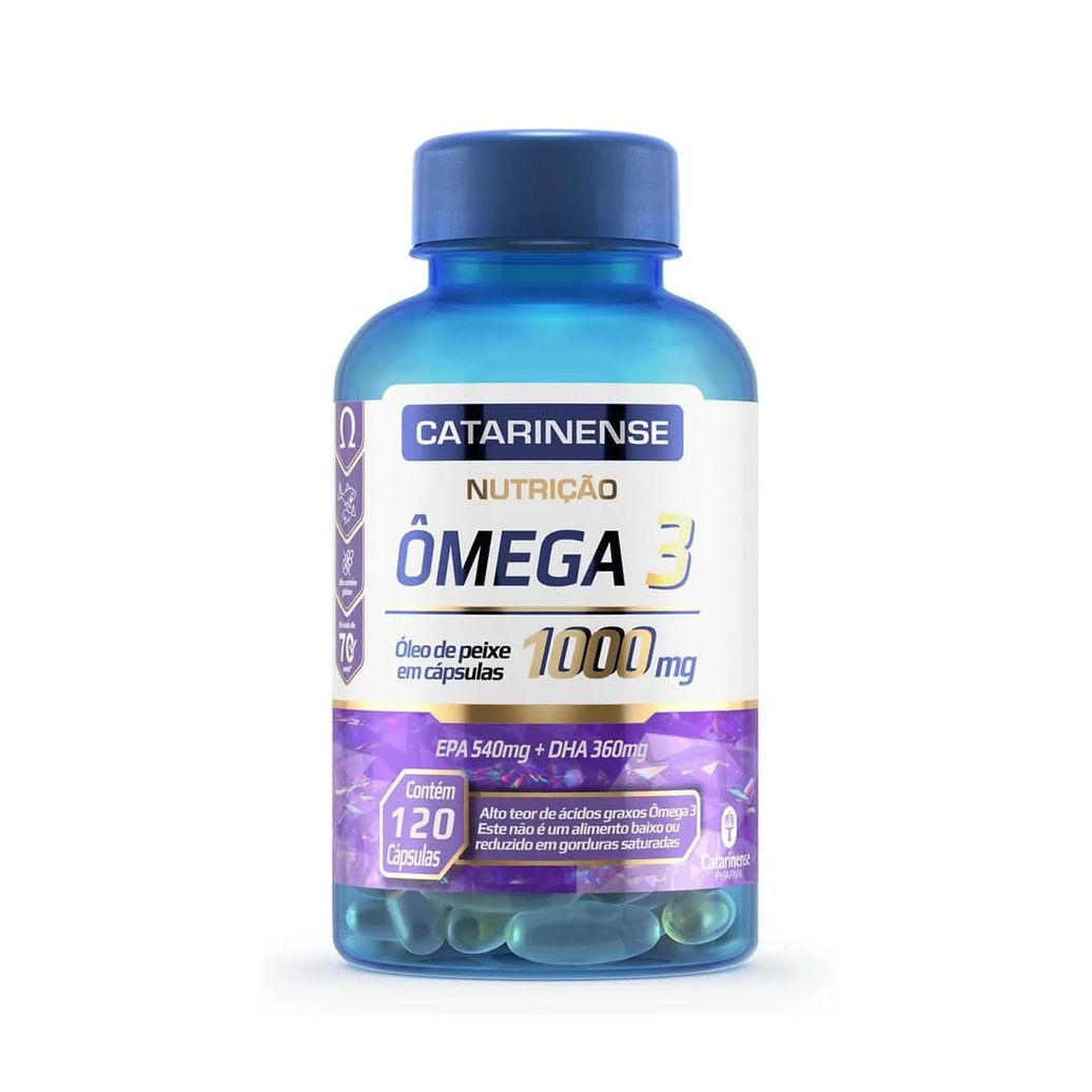 SUPLEMENTO ALIMENTAR CATARINENSE ÔMEGA 3 NUTRIçãO 120CPS