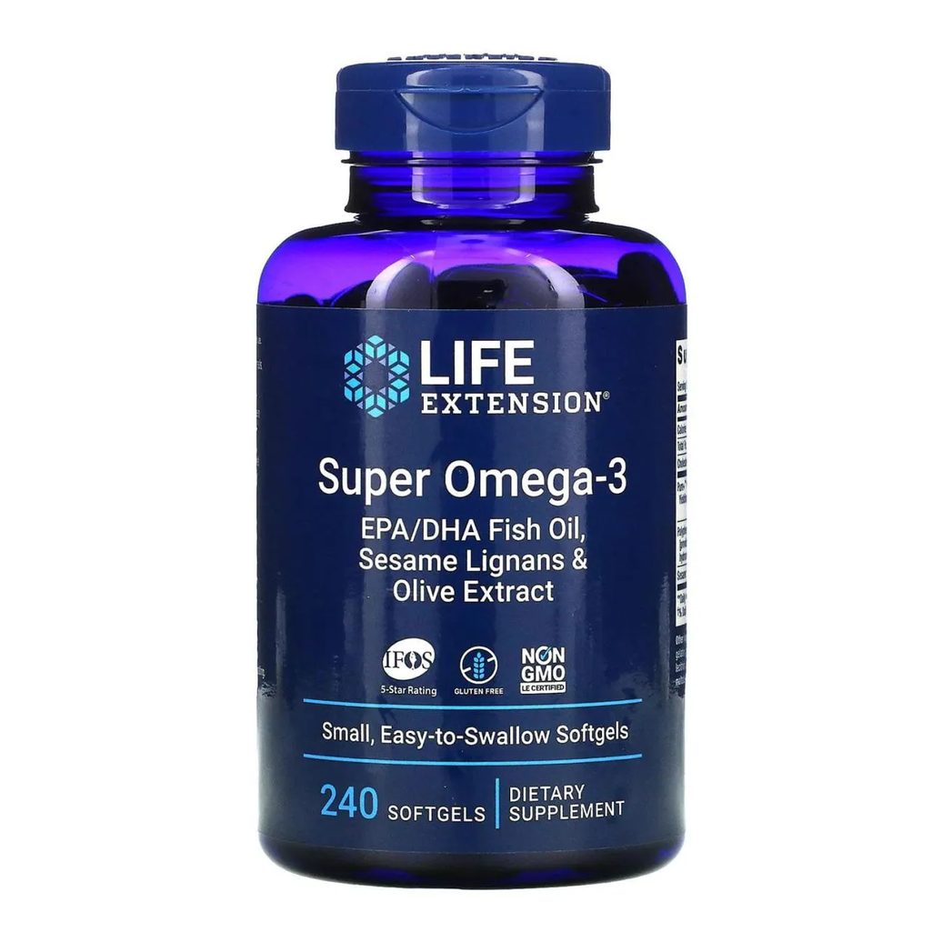 Super Omega-3 Epa/dha 240 Softgels - Life Extension