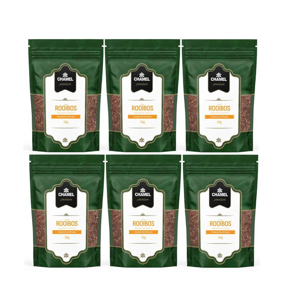 Kit 6 Chá de Rooibos (aspalathus Linearis) 30g – Chamel