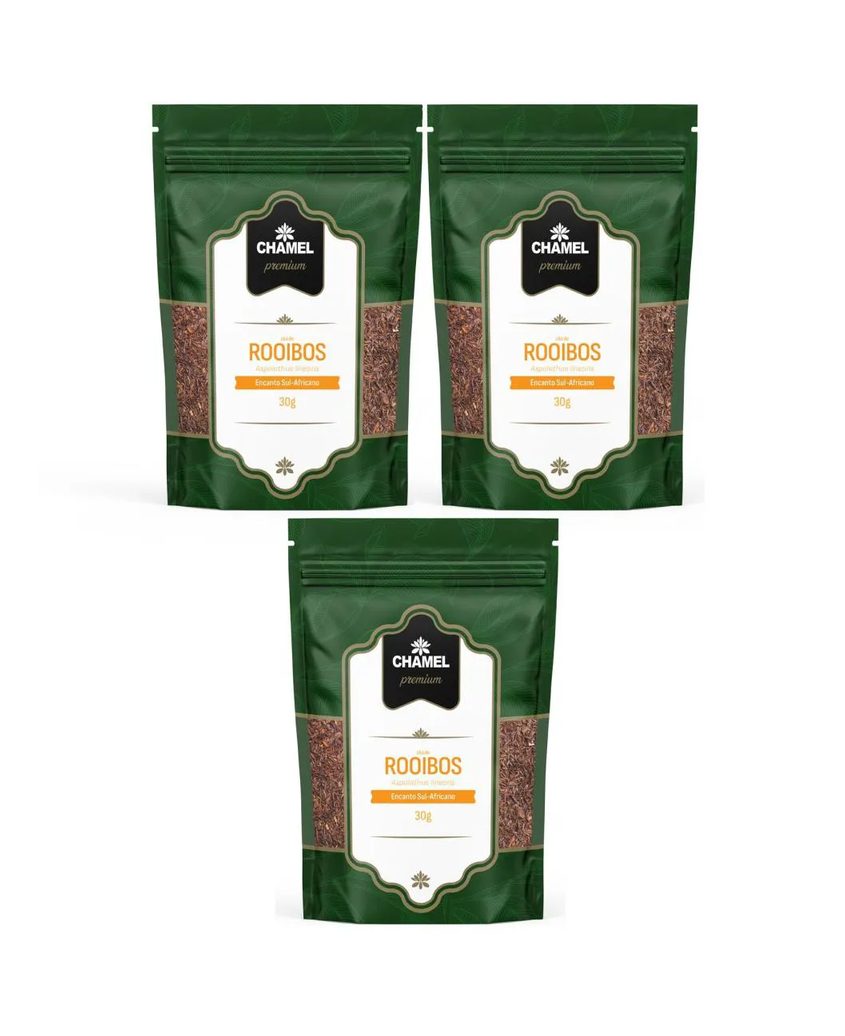 Kit 3 Chá de Rooibos (aspalathus Linearis) 30g – Chamel