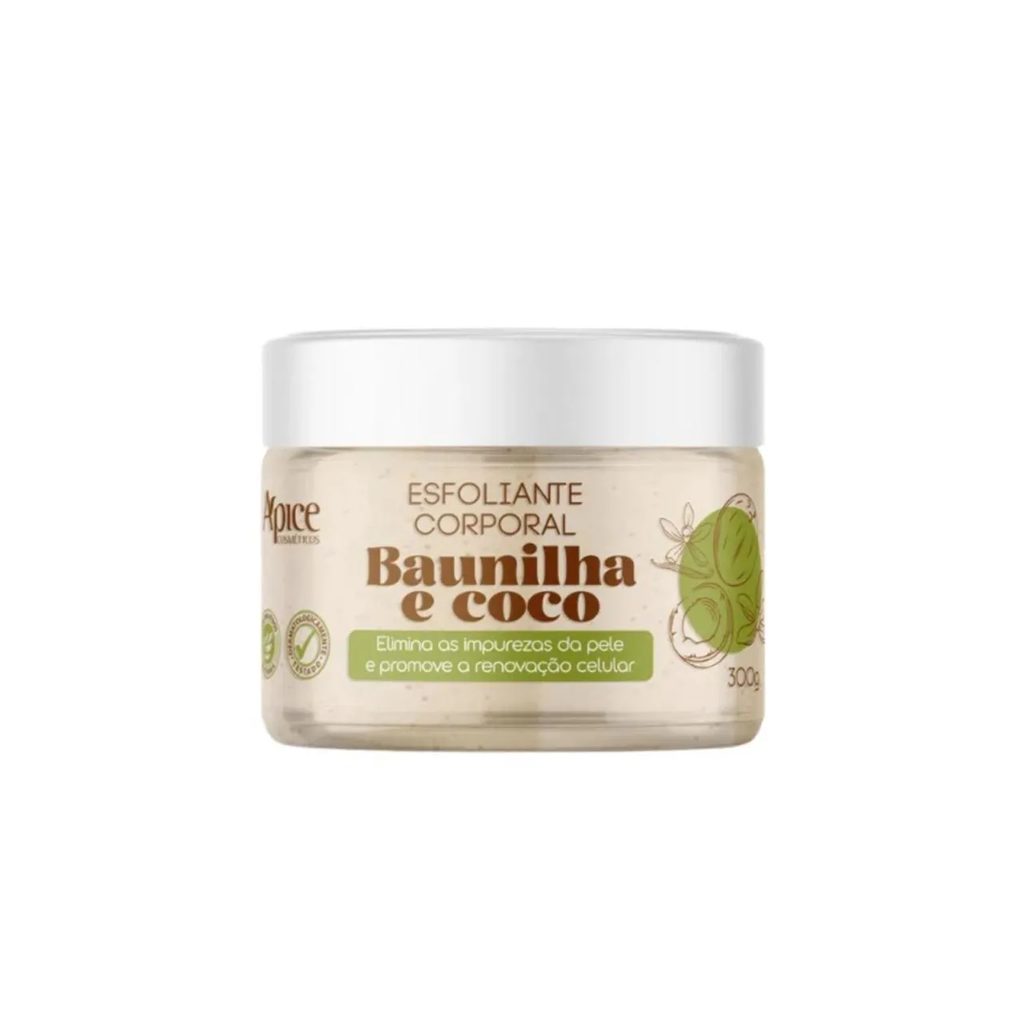 Apice Esfoliante Corporal Baunilha e Coco 300G