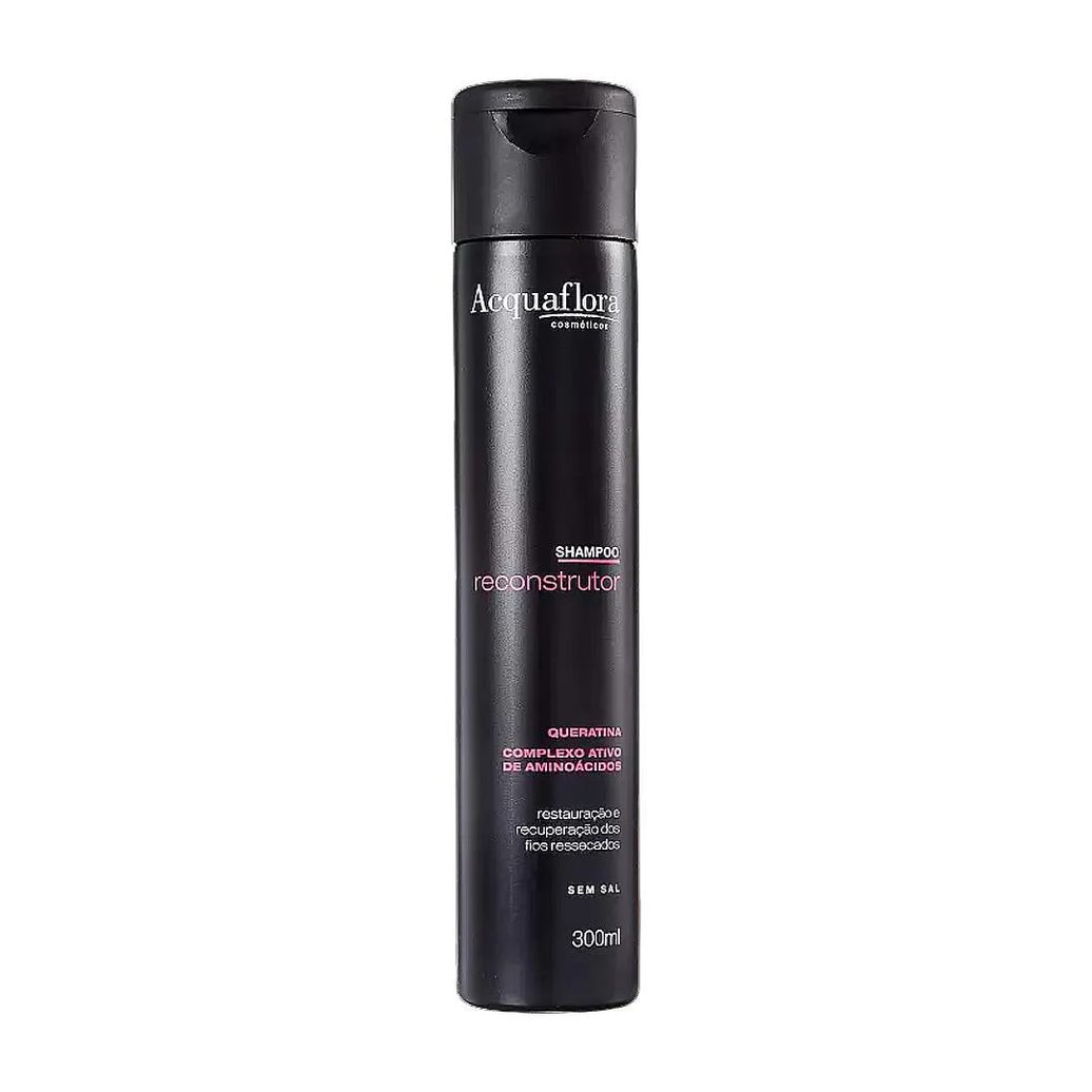 Acquaflora Reconstrução Shampoo Sem Sal 300Ml