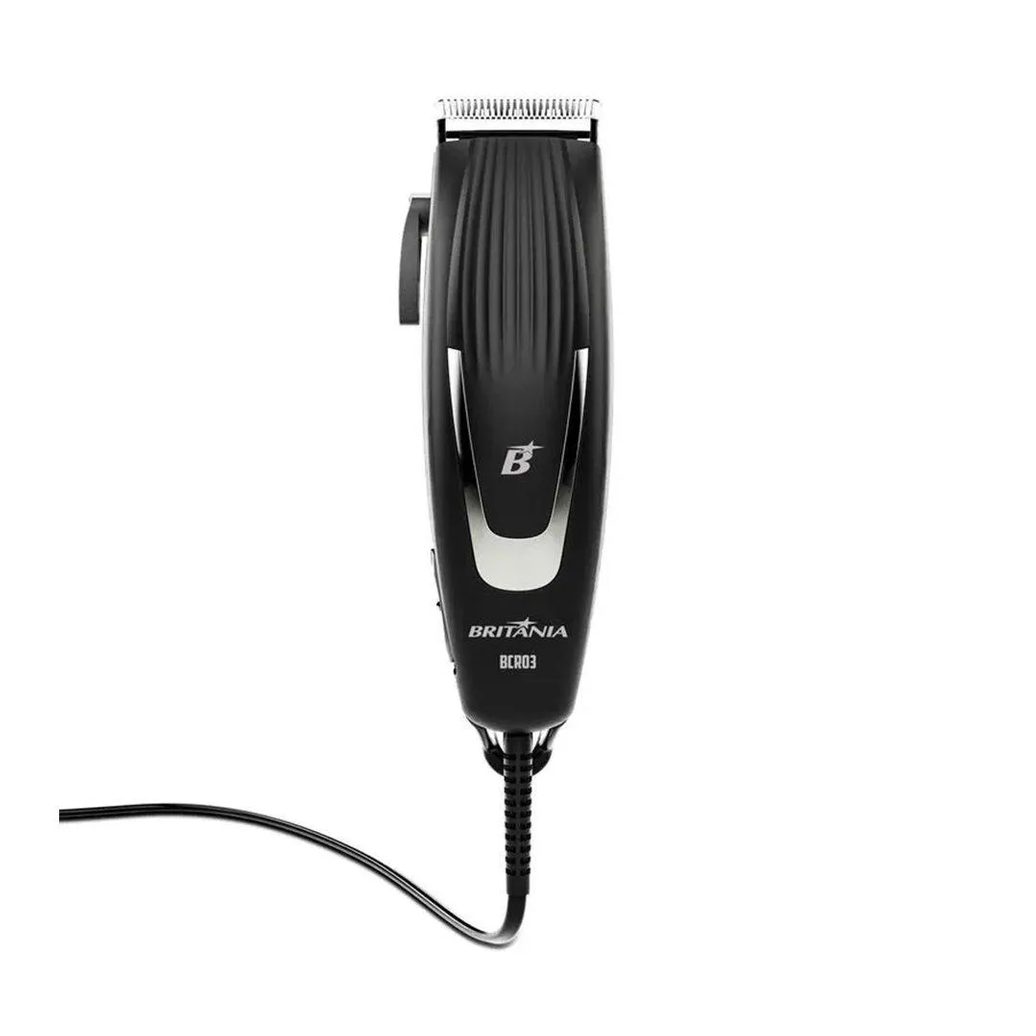MáQUINA DE CORTAR CABELO BRITâNIA BCR03 - 18W, 9 ACESSóRIOS 110