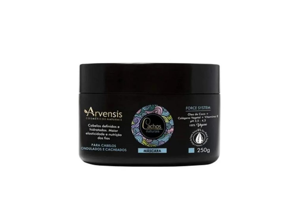 Mascara Cachos Naturais (ondulados e Cacheados) - 250g Arvensis