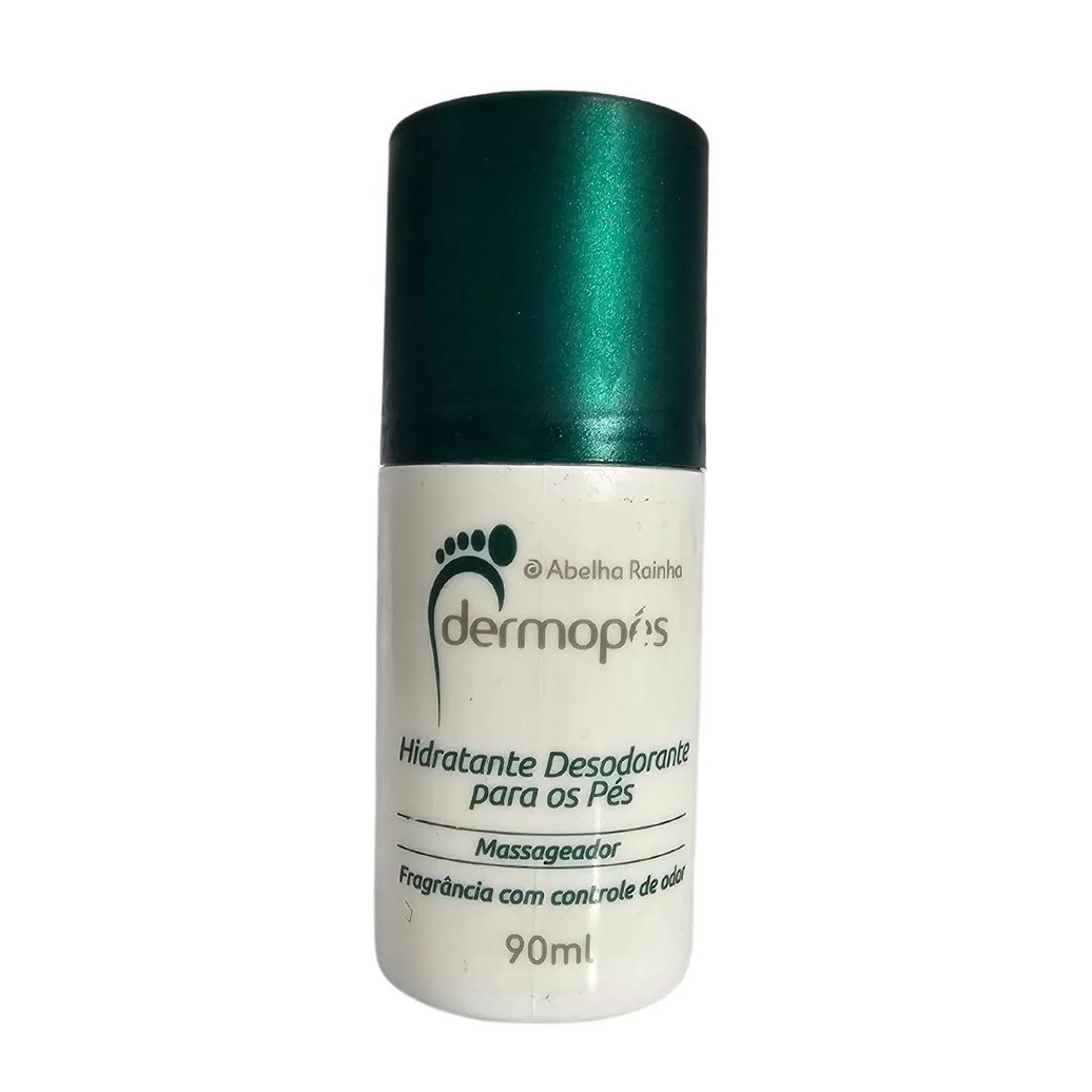 Hidratante Desodorante para os Pés Massageador 3 em 1 Dermopés Abelha Rainha 90ml