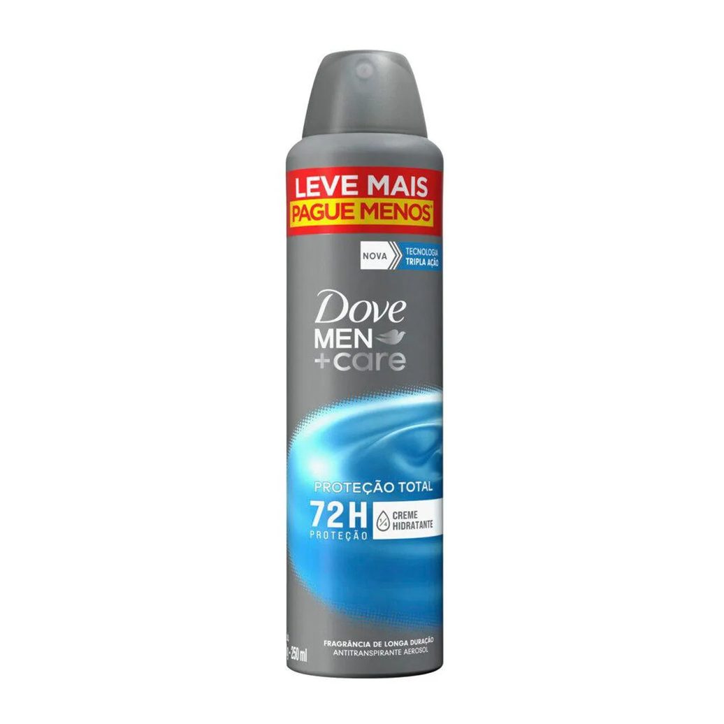 Desodorante Antitranspirante Aerosol Dove Men +Care Proteção Total 72h 250ml
