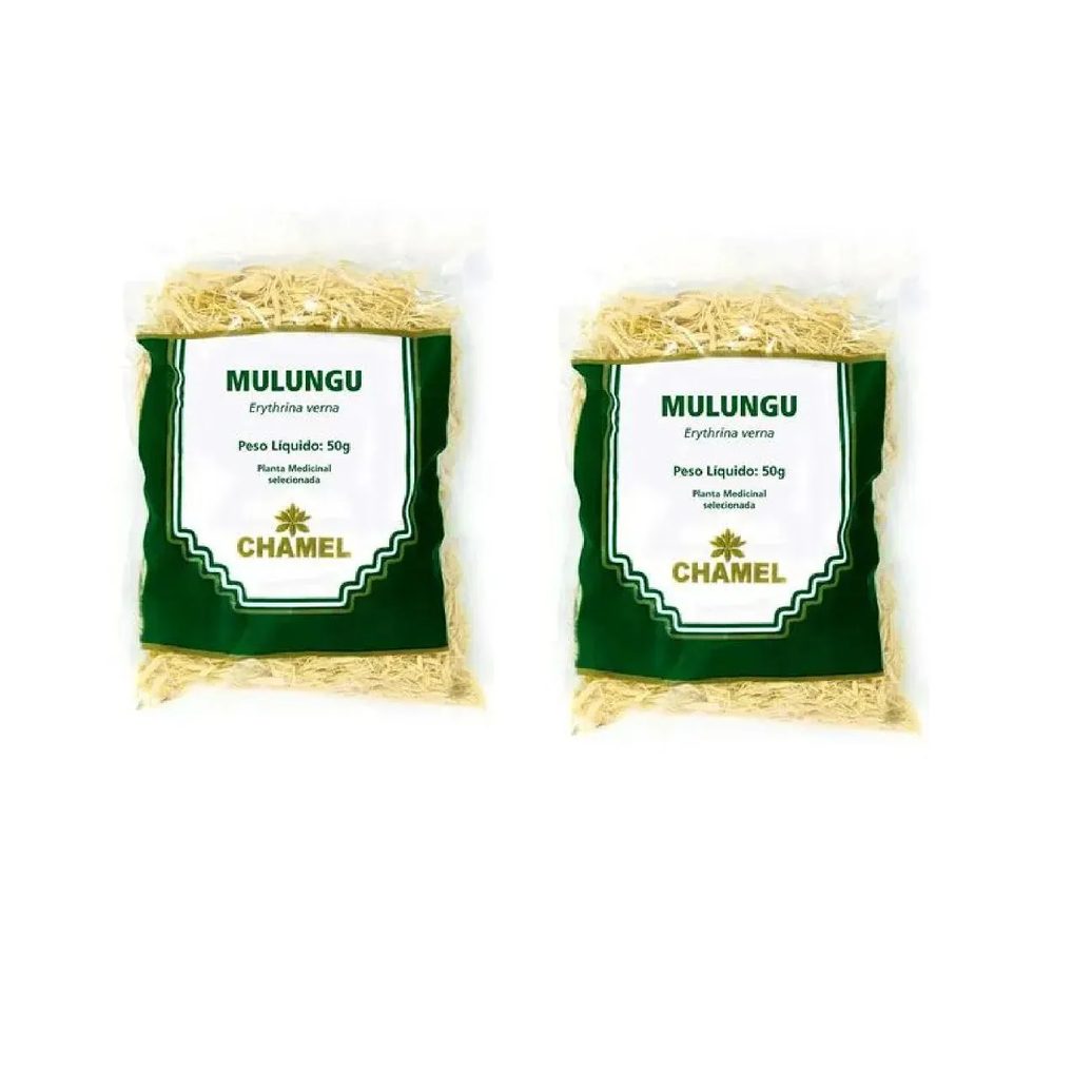 Kit 02 Pacote de Chá Mulungu 50g - Chamel