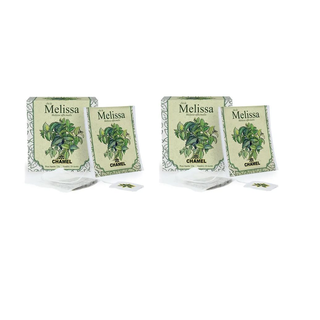Kit 02 Chá de Melissa com 10 Sachês 13g - Chamel